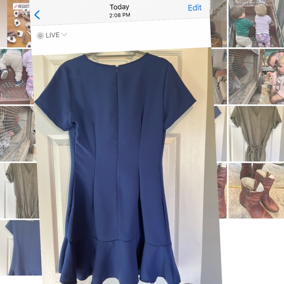 Blue shift dress tailored - Picture 2 of 2